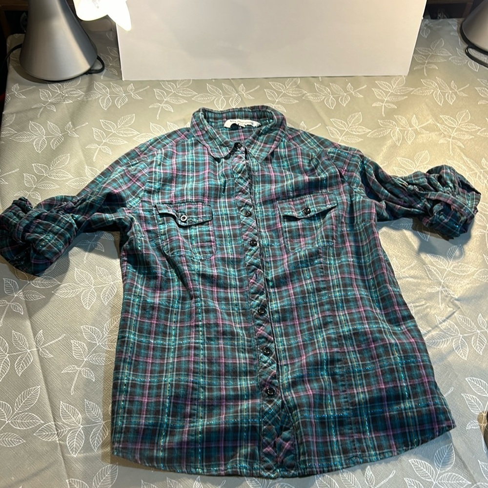 Ladies Button Down Shirt.